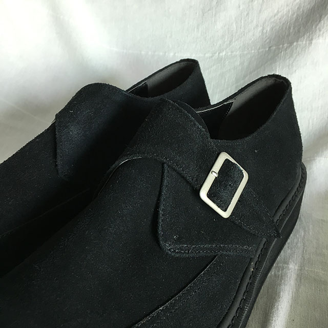 Suede monk strap 2COL man looper shoes sneakers ja