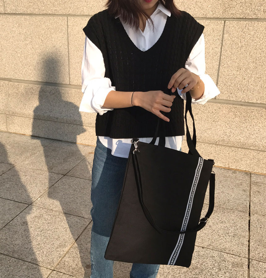 Shoulder zipper Eco-back cross practical bag Simpl