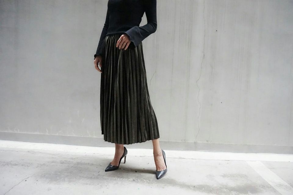 Free shipping Winter Velvet Skirt 3color Worker Co