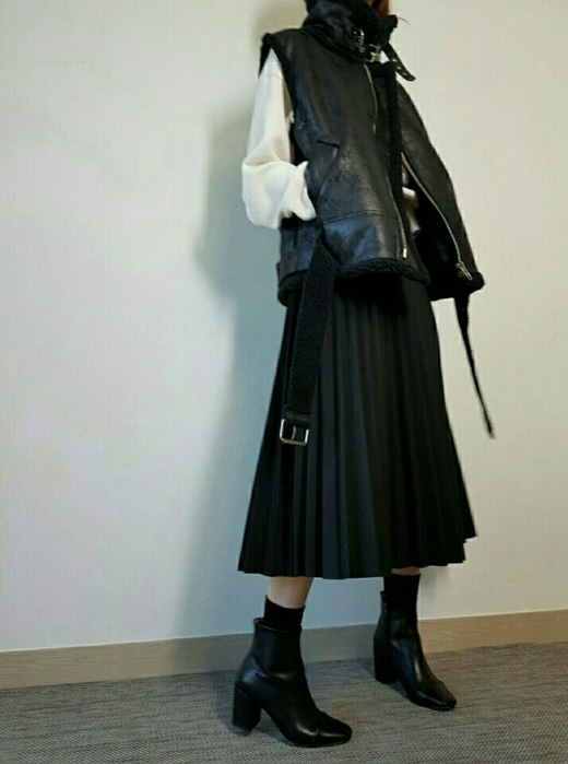 20 long wrinkled skirt Women Casual style Long fla