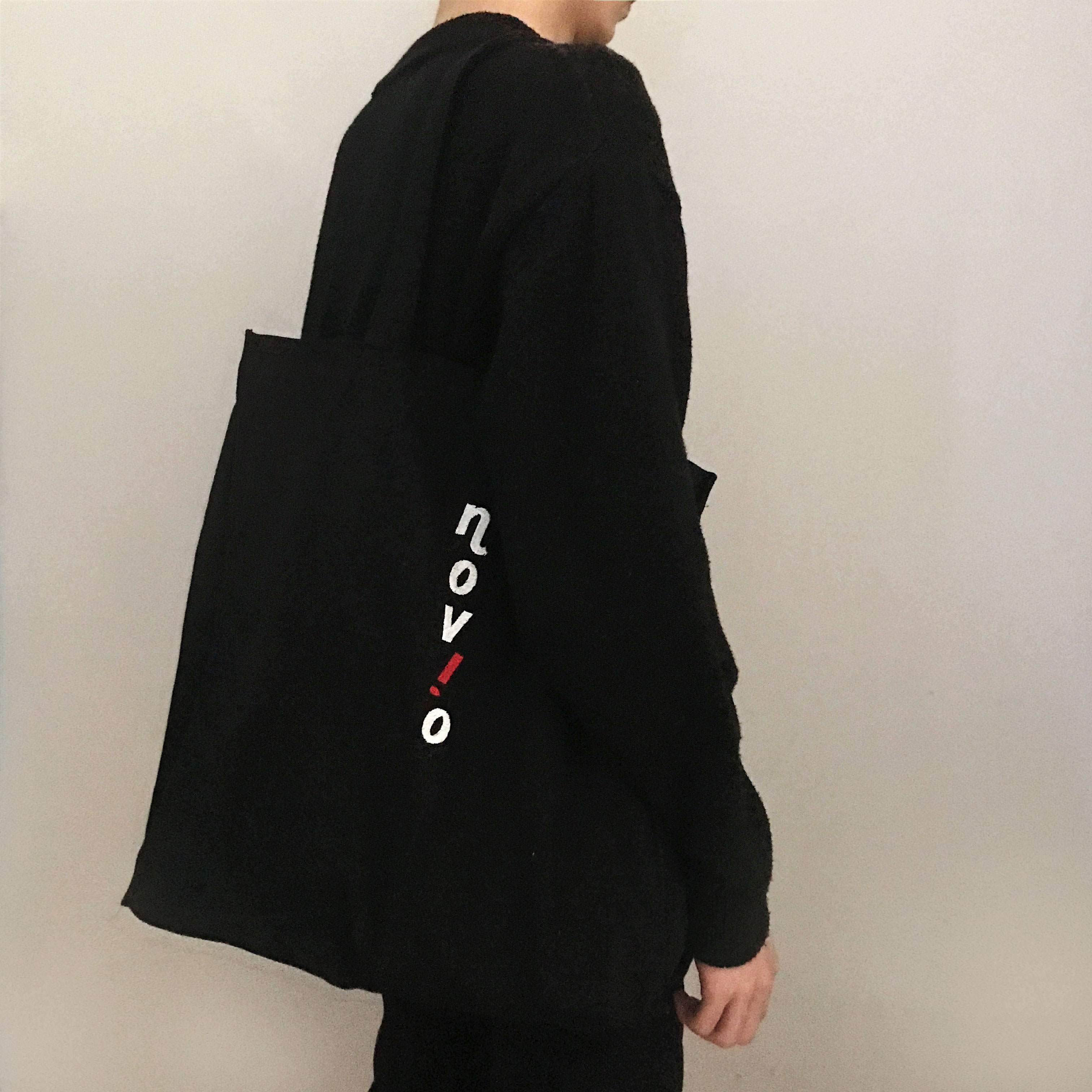 Novio Bromel Eco Bag _ Black Daily Back Couple Bag