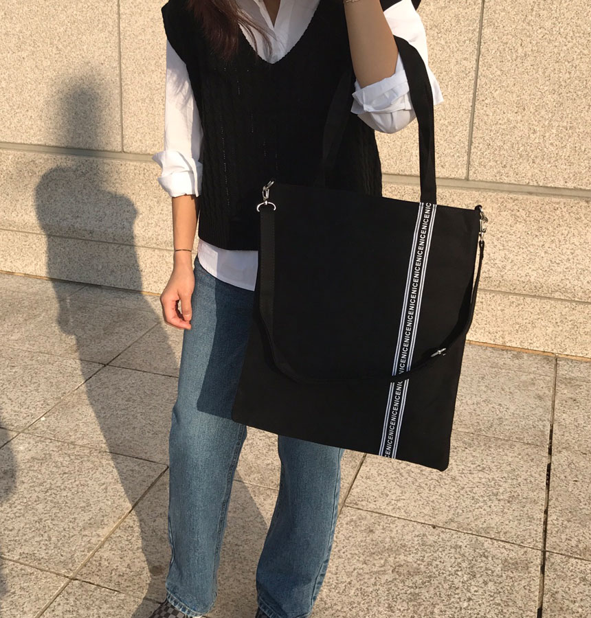 Shoulder zipper Eco-back cross practical bag Simpl