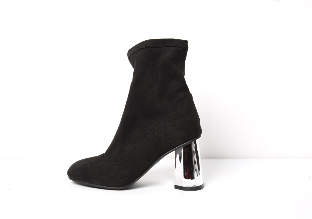 Silver Sheep Suede Span Angle Boots Warm Winter