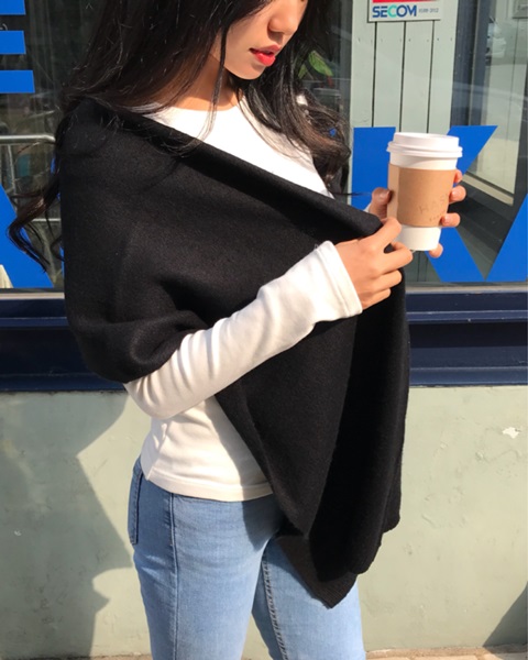 Winter knit scarf shawl 8color woman couple gift m