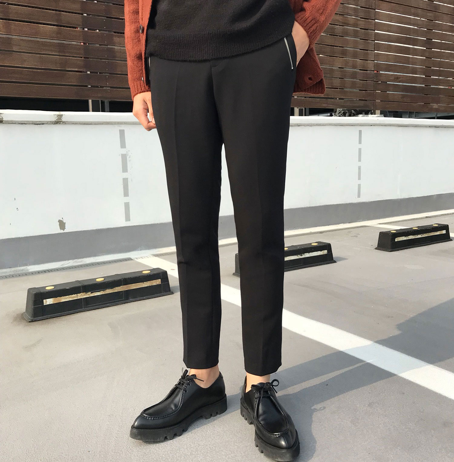 Men's Shark High Heel Shoe Handmade Shoe Heel 5