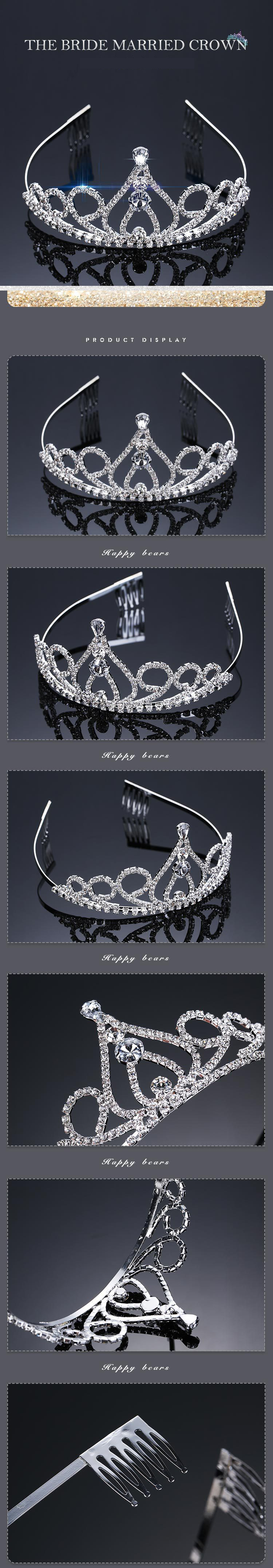 Hair Accessories Tiara Hair Bands Birthday Props C