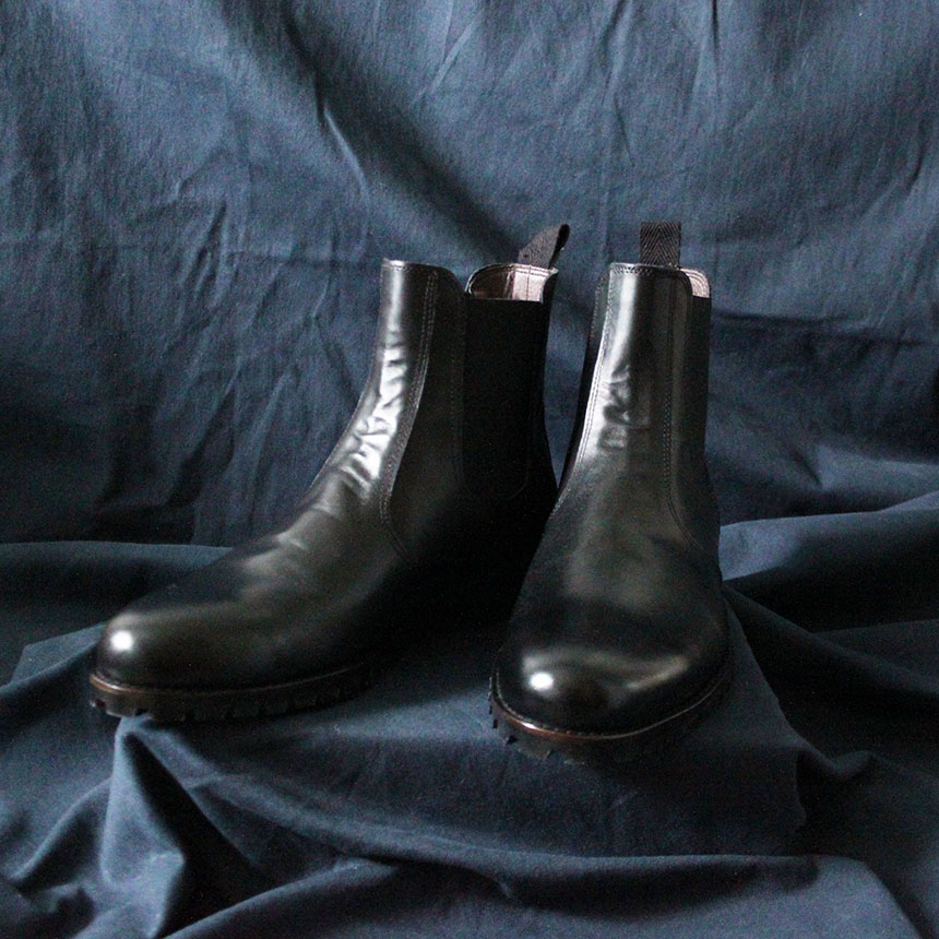 Natural cowhide leather handmade sof de mood Chels