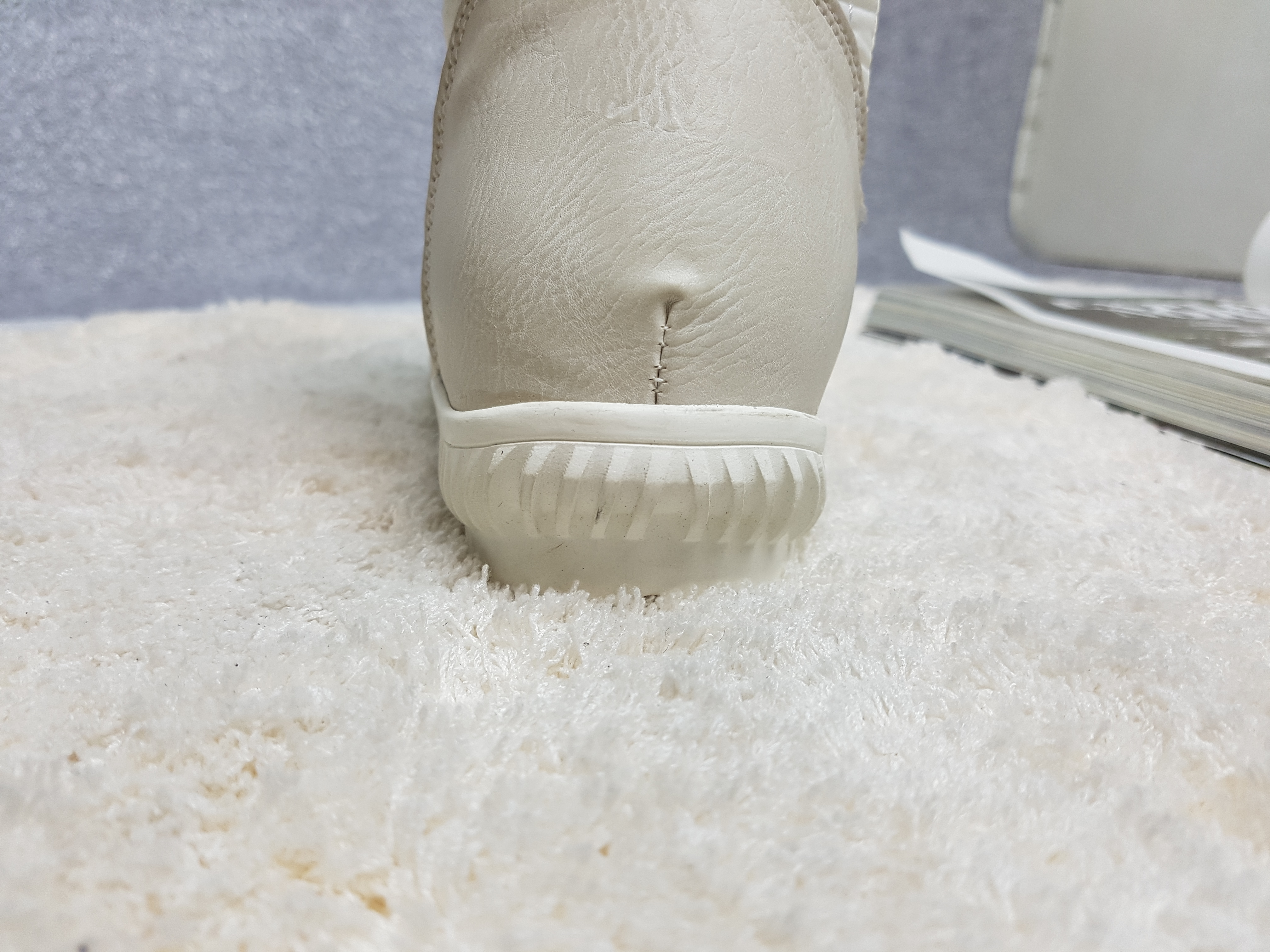 Lace up padded boots 222 Luxurious cute casual lon