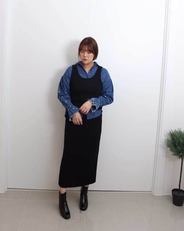 Mystic mood Bonita Long skirt 2color