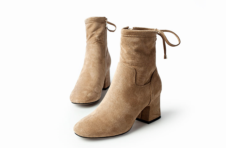 Thong Suede Angle Boots Women's Winter Middle A