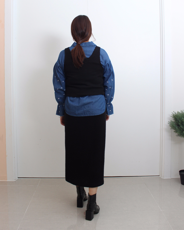 Mystic mood Bonita Long skirt 2color