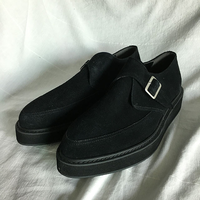 Suede monk strap 2COL man looper shoes sneakers ja