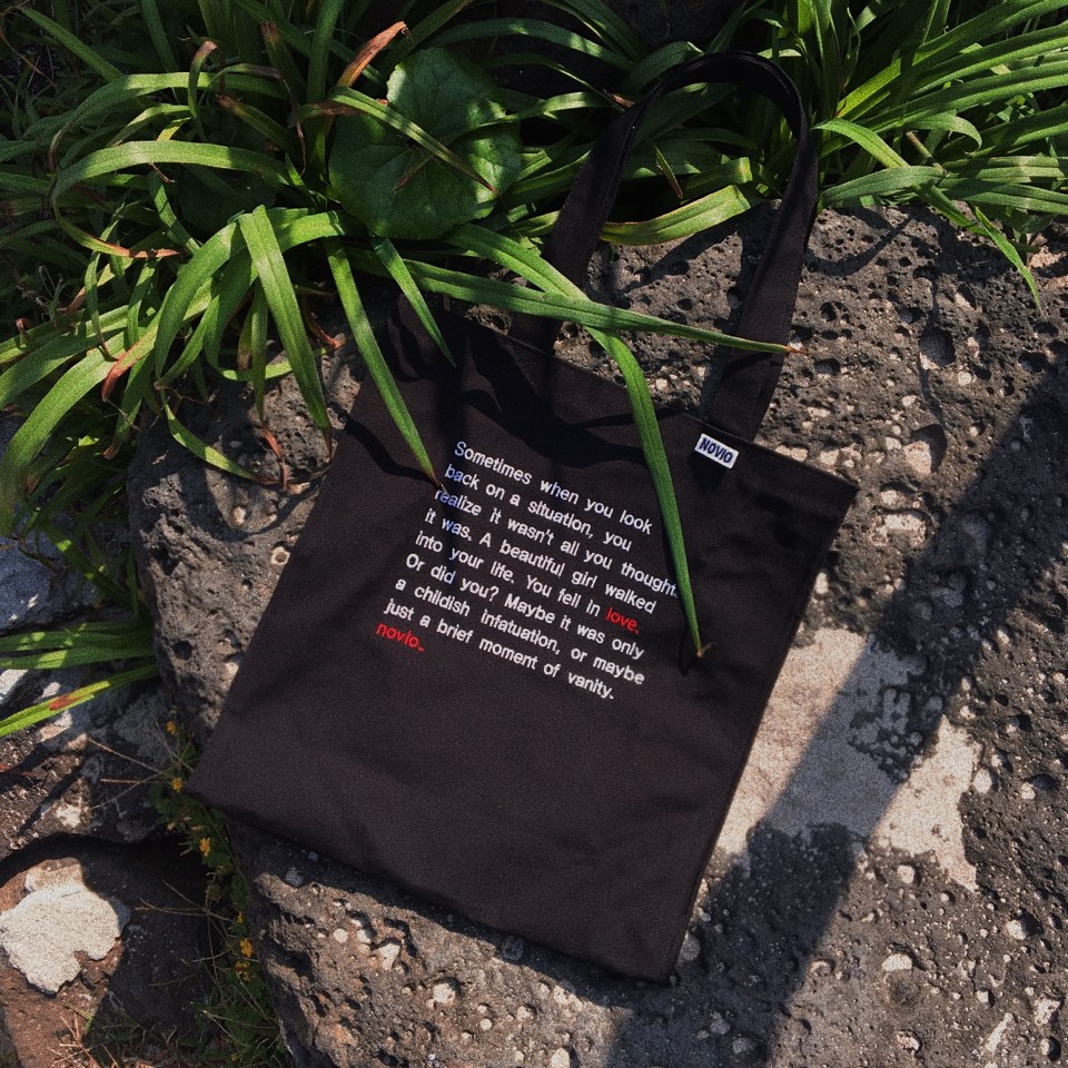 Novio Bromel Eco Bag _ Black Daily Back Couple Bag