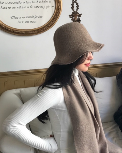 Winter knit scarf shawl 8color woman couple gift m