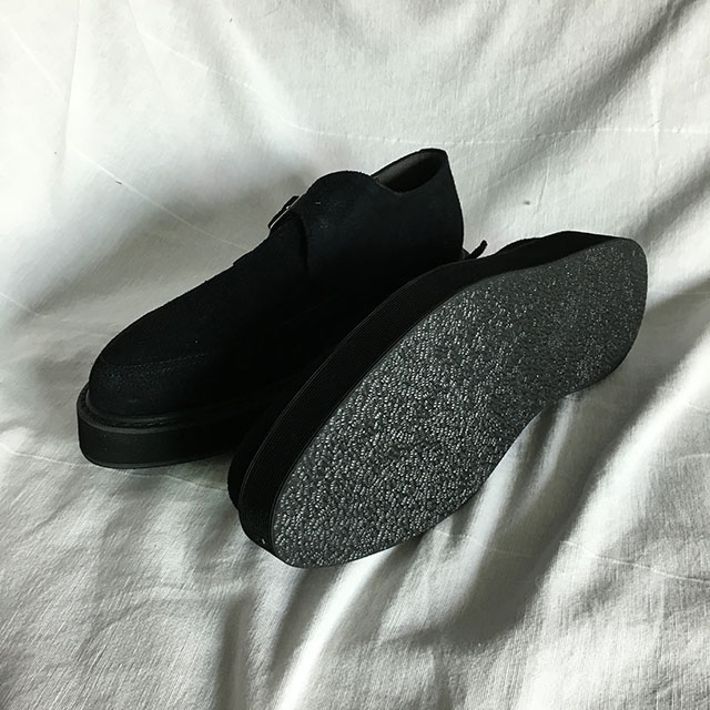 Suede monk strap 2COL man looper shoes sneakers ja