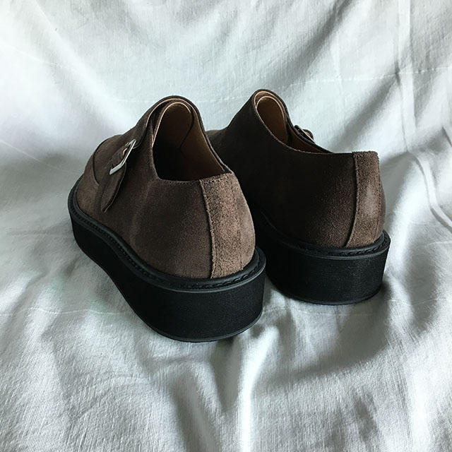 Suede monk strap 2COL man looper shoes sneakers ja