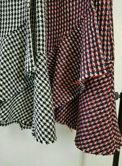 Tweed Long Skirt 20 Women's Casual Style Long F