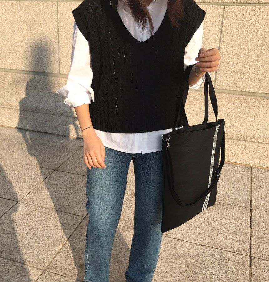 Shoulder zipper Eco-back cross practical bag Simpl