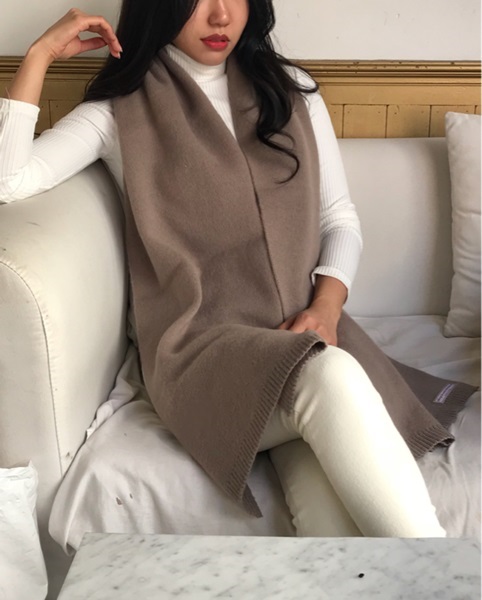 Winter knit scarf shawl 8color woman couple gift m