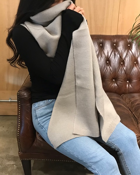 Winter knit scarf shawl 8color woman couple gift m