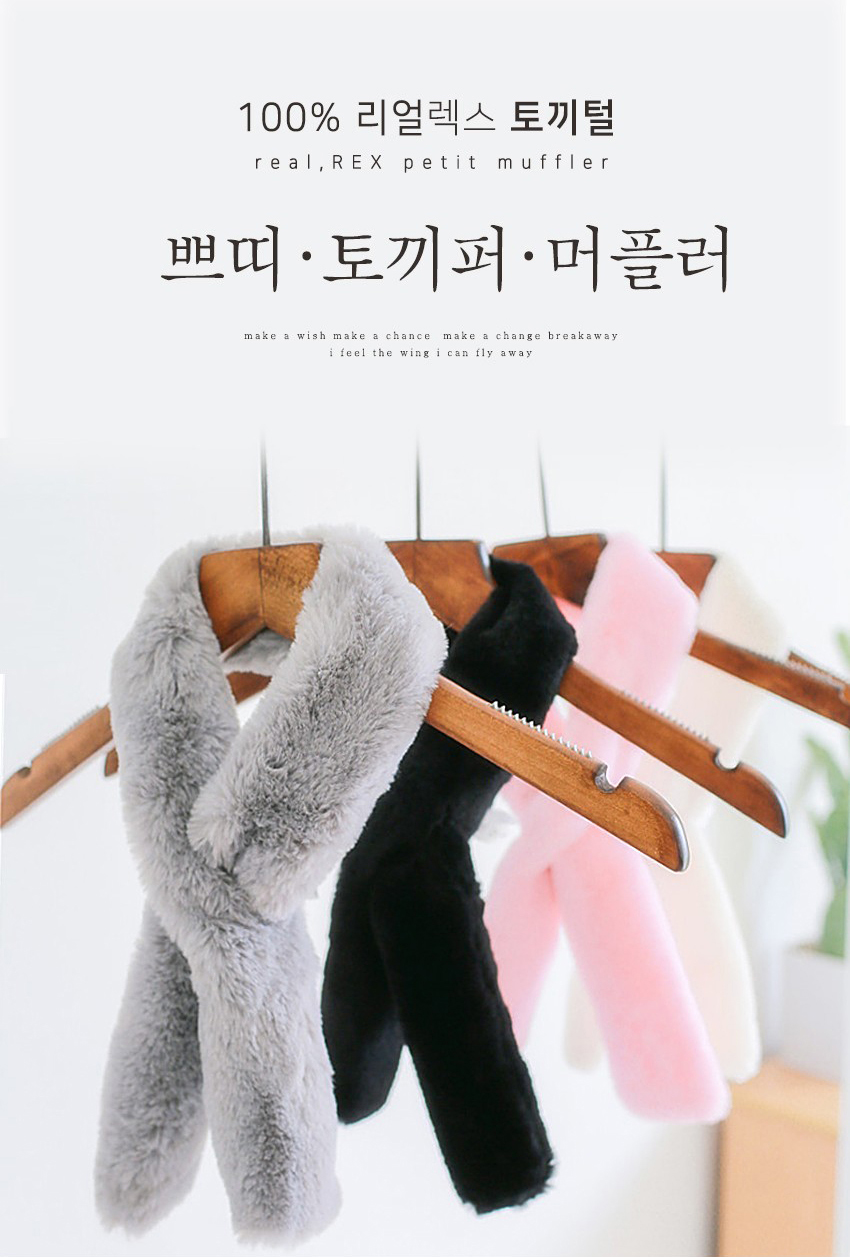 Rabbit Shawl Mink Muffler Fall Cashmere Women Wome