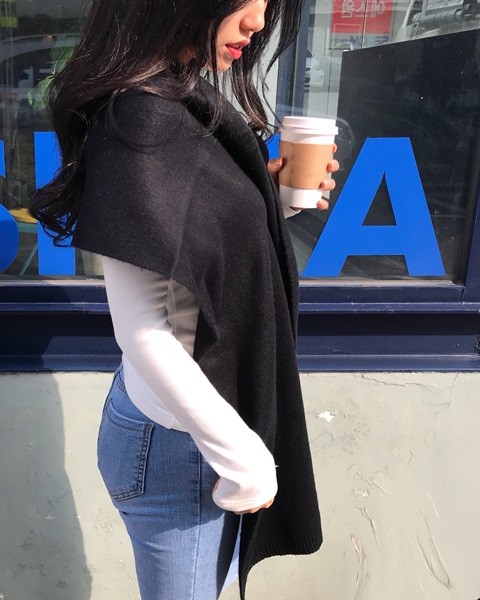 Winter knit scarf shawl 8color woman couple gift m