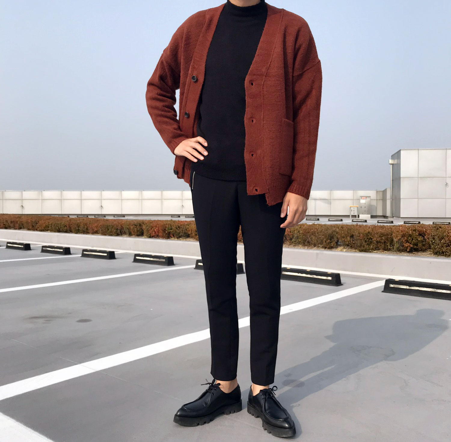 Men's Shark High Heel Shoe Handmade Shoe Heel 5