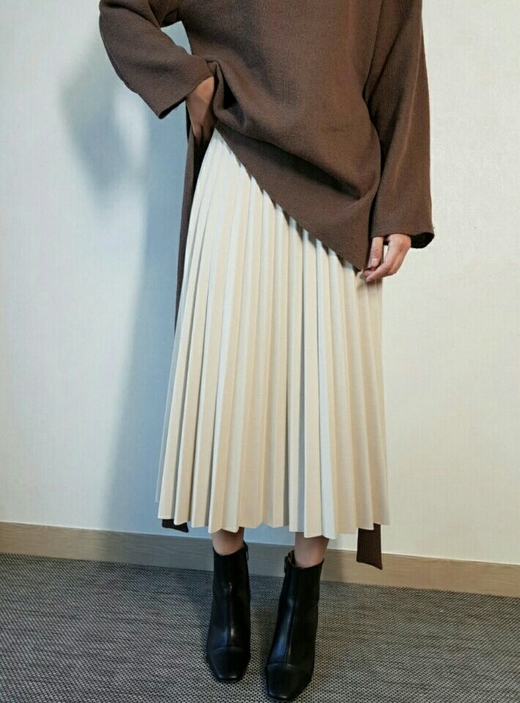 20 long wrinkled skirt Women Casual style Long fla