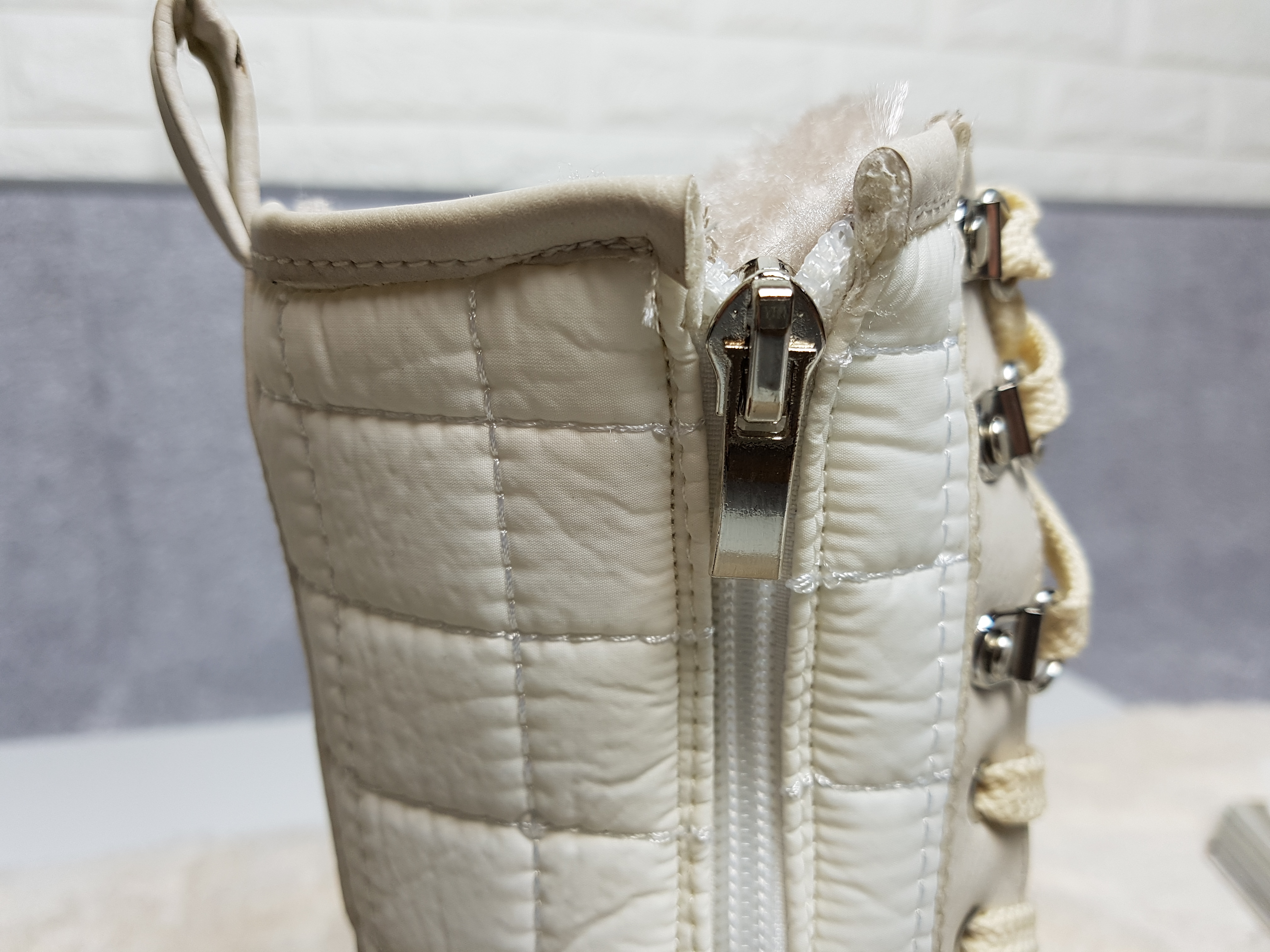 Lace up padded boots 222 Luxurious cute casual lon