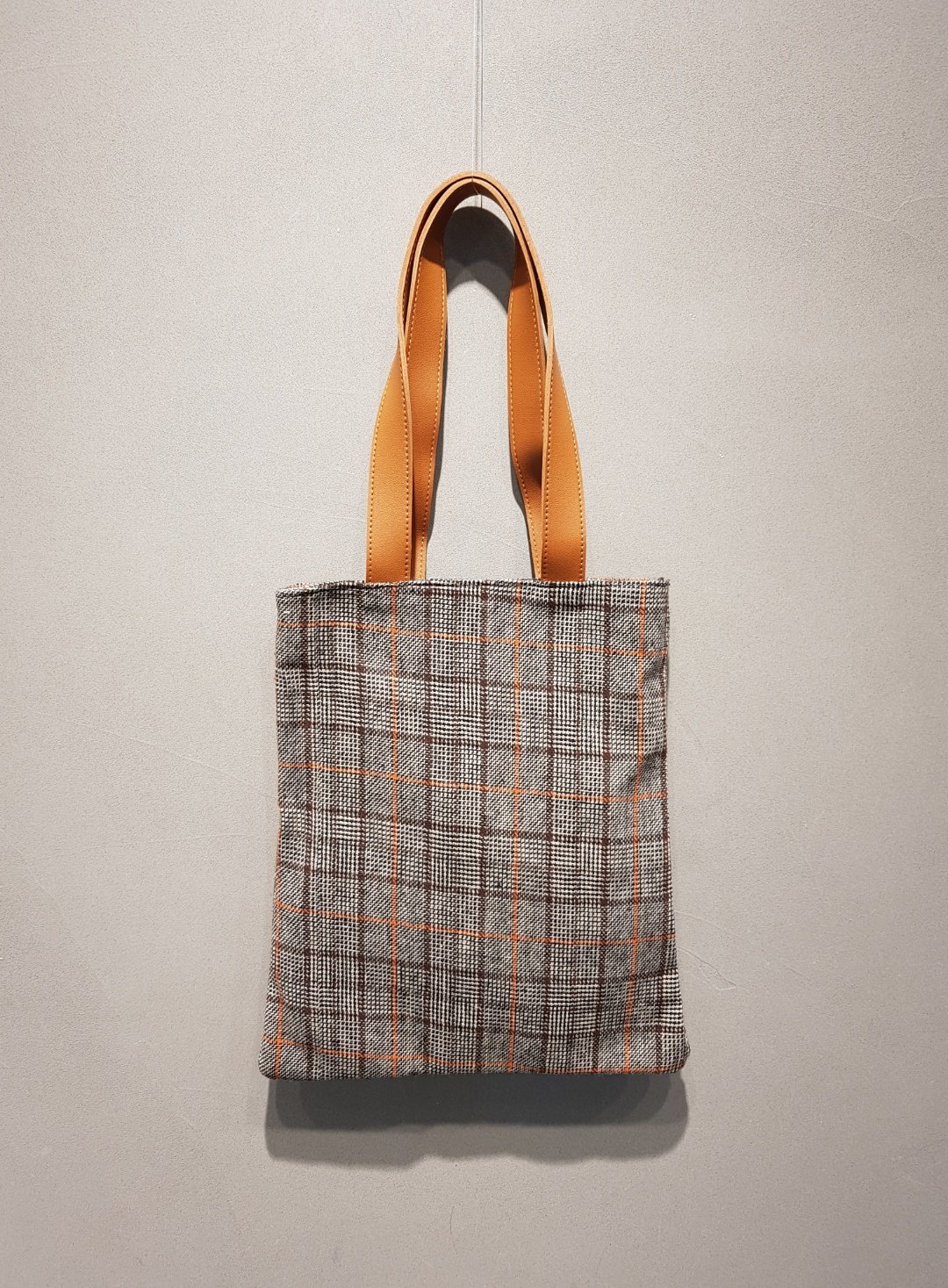Glen Check Shopper 4 COLOR Winter Eco Bag Pretty B