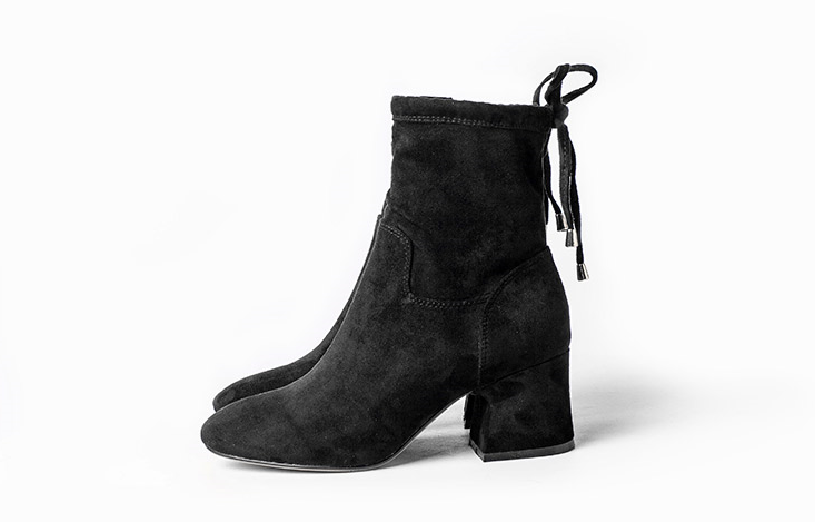 Thong Suede Angle Boots Women's Winter Middle A
