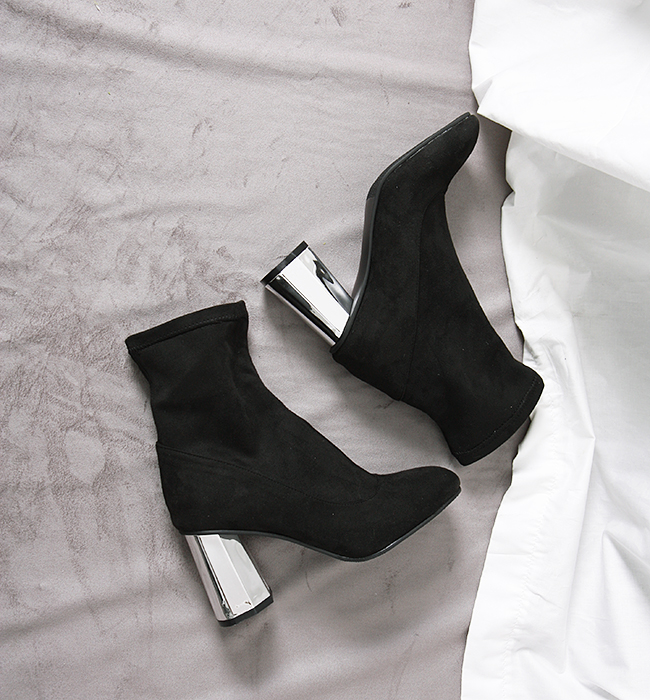 Silver Sheep Suede Span Angle Boots Warm Winter