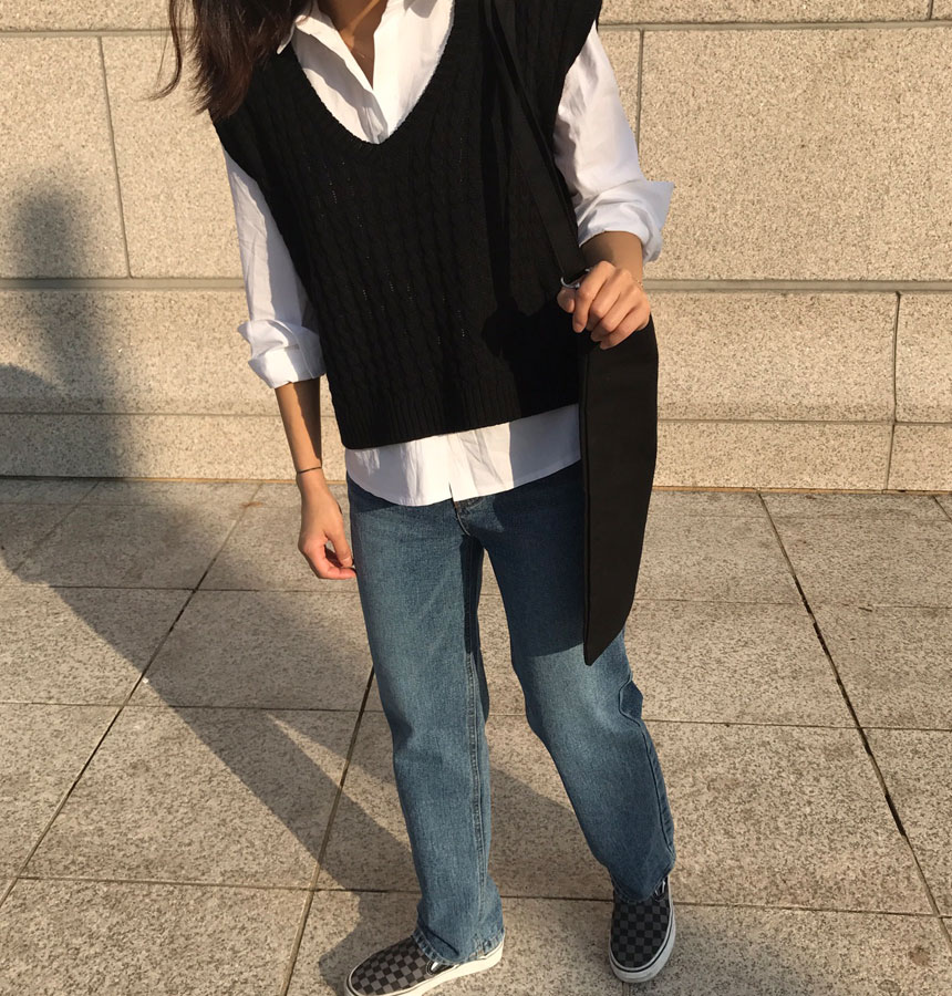 Shoulder zipper Eco-back cross practical bag Simpl
