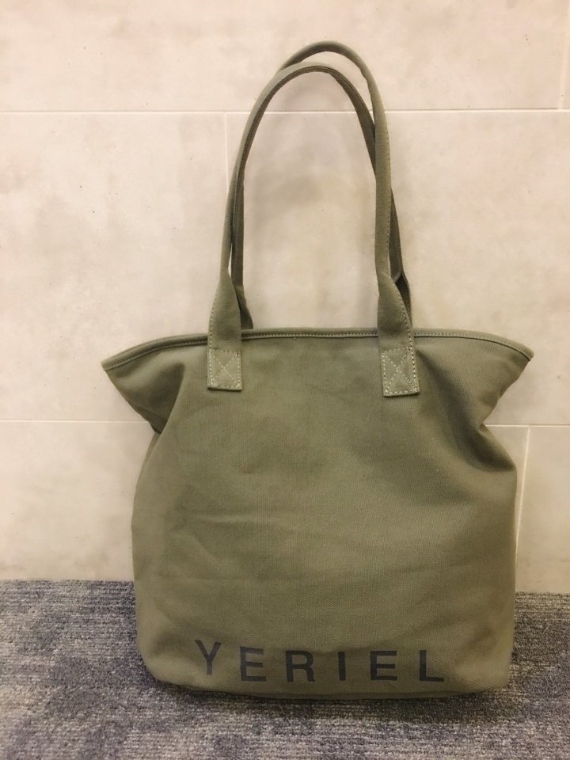 Zipper Eco Bag 4color Canvas Cloth Bag Shoulder Ba