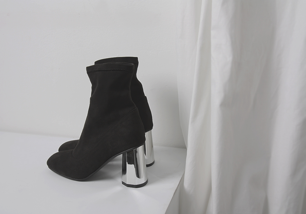 Silver Sheep Suede Span Angle Boots Warm Winter