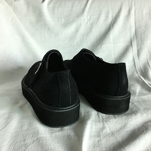 Suede monk strap 2COL man looper shoes sneakers ja