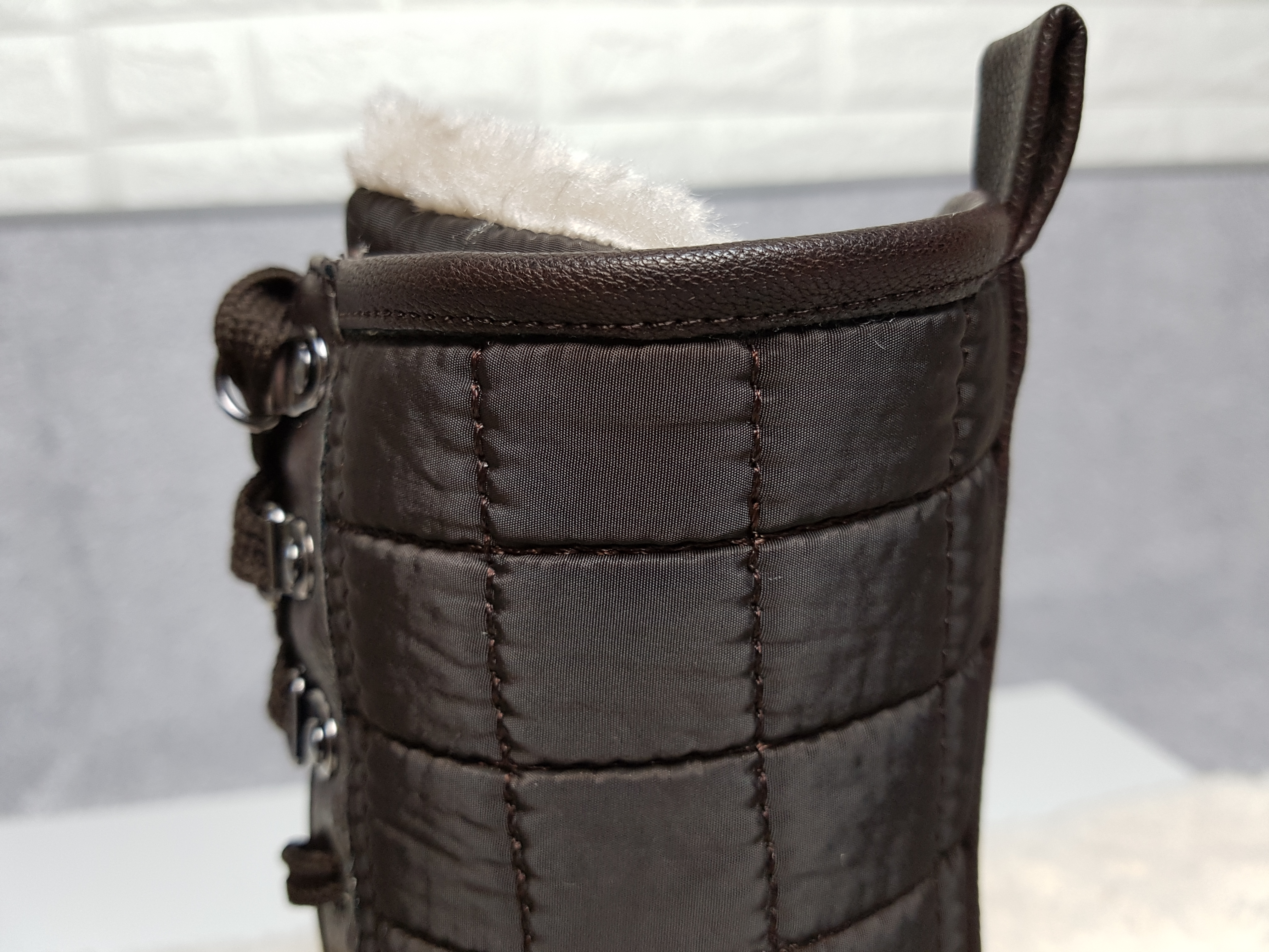 Lace up padded boots 222 Luxurious cute casual lon