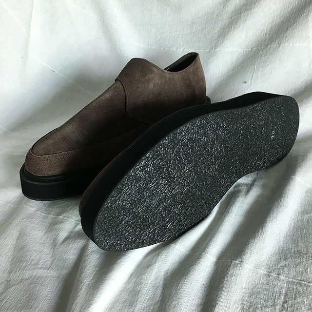 Suede monk strap 2COL man looper shoes sneakers ja