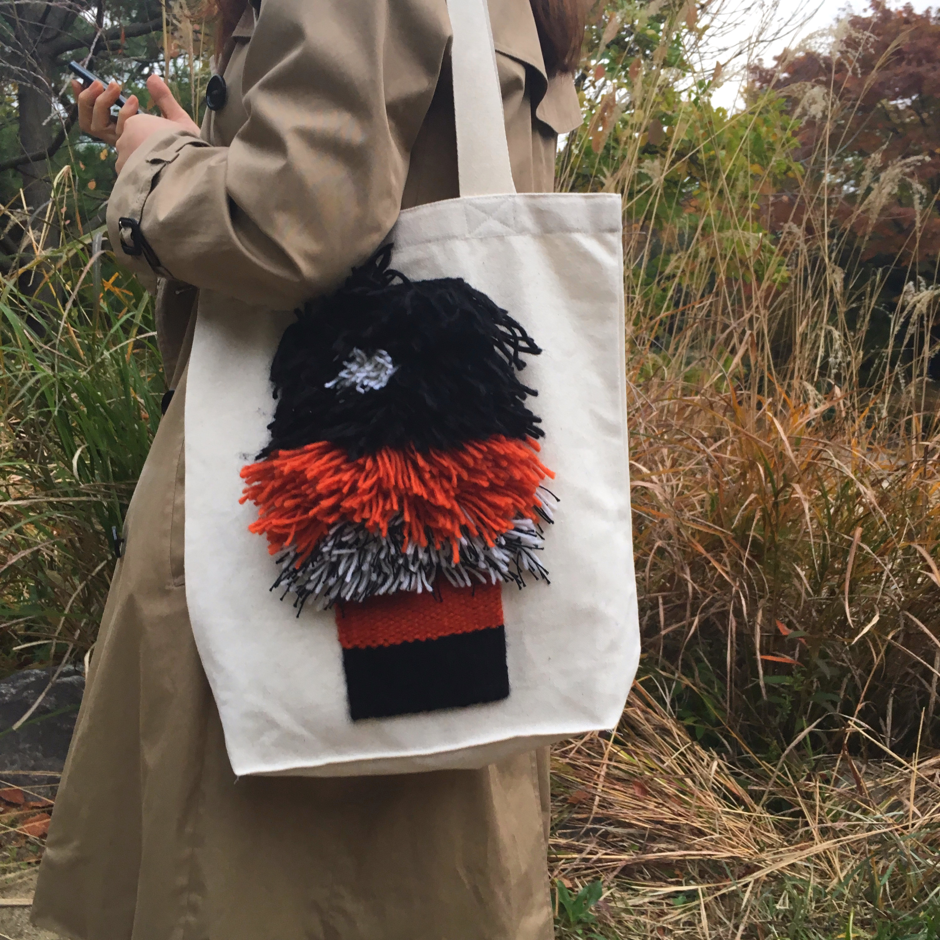 Self-made canteo cacto knit embroidered winter eco