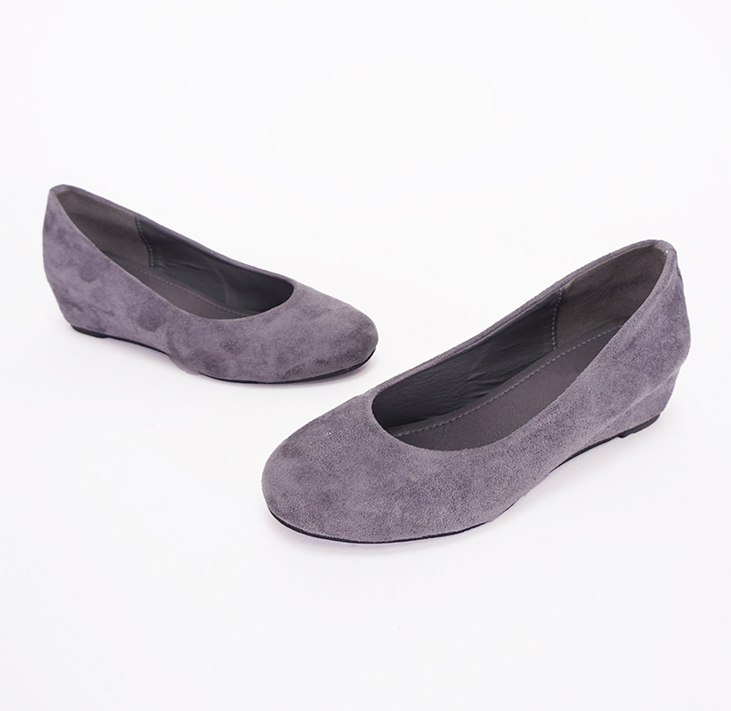 Suede Height Bottom Middle 4cm Feet Comfortable He