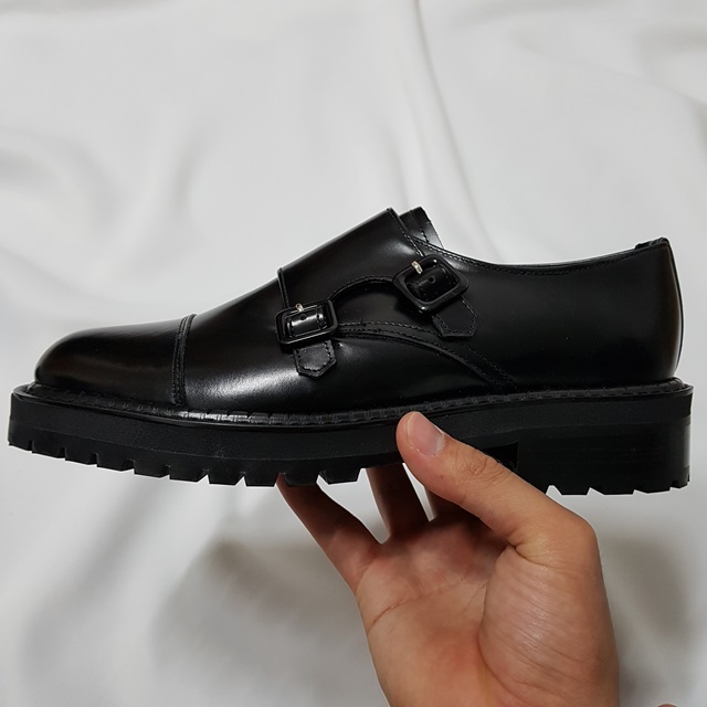 Cowhide Double Monk Strap Handmade Clippers Paddoc