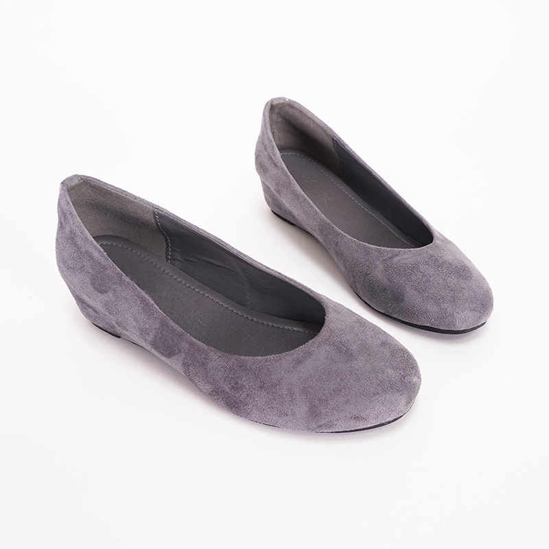 Suede Height Bottom Middle 4cm Feet Comfortable He