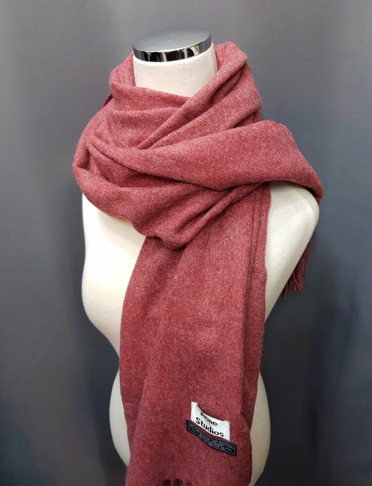 ACNE Studio Wool 100 muffler 7color shawl Women Wo