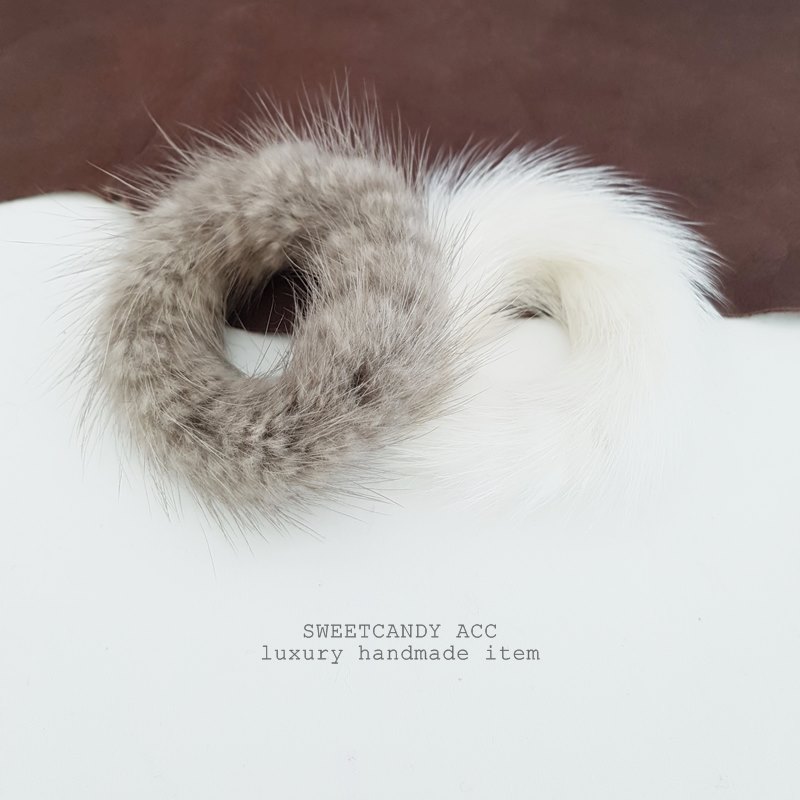 Hair Accessories Mink Chush, Mink Donut Chush, Hai