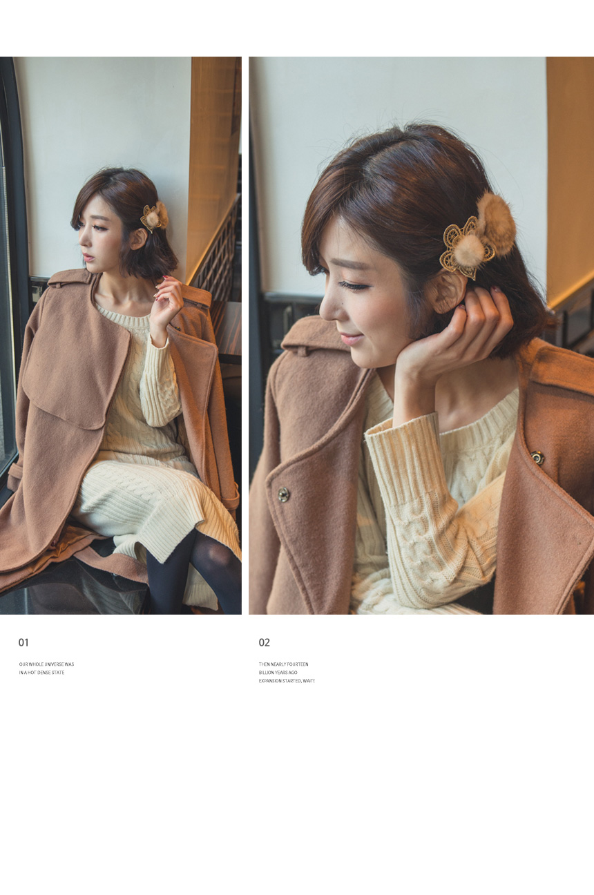 Hair Accessories Flower Mink Hairpin Hairpin Acces