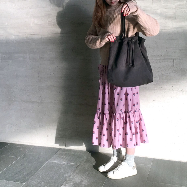 Handmade Suede embroidered eco bag shoulder bag ho