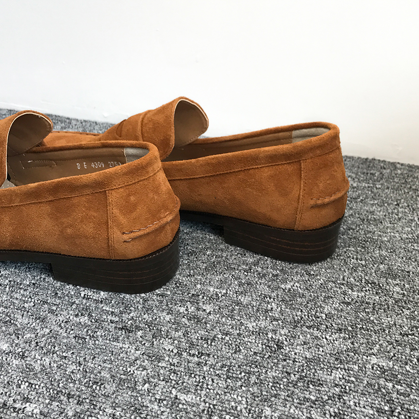 Cowhide suede rope handmade 3color men's shoes 