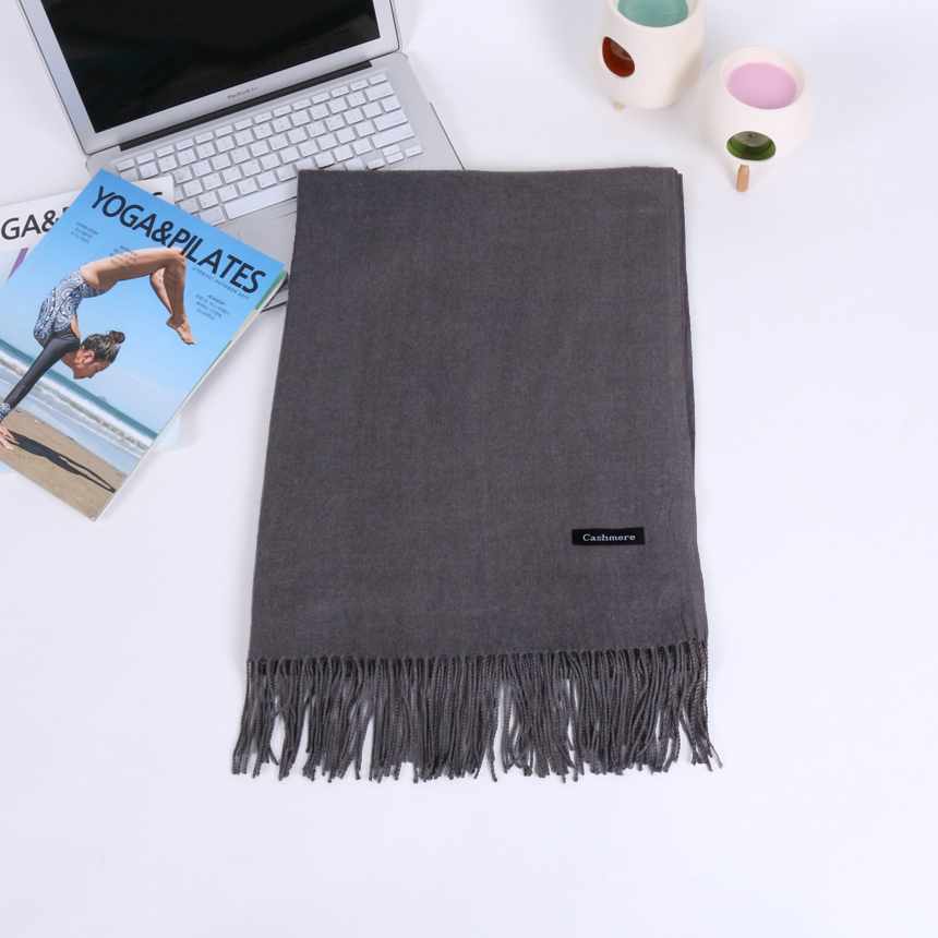 Premium Cashmere 80 muffler gift wrapping unisex p