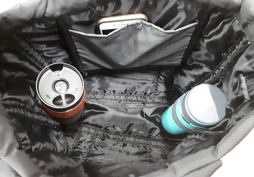 Winter Eco Bag Tumbler Bag Nu Beam Chic Look Urban