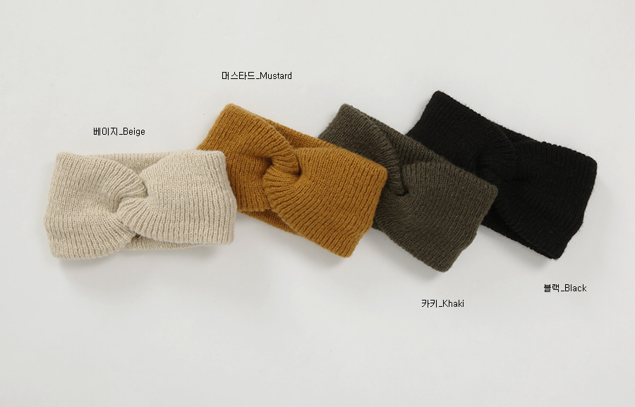 Hair Accessories Soft Knit Ribbon Headband Turban 